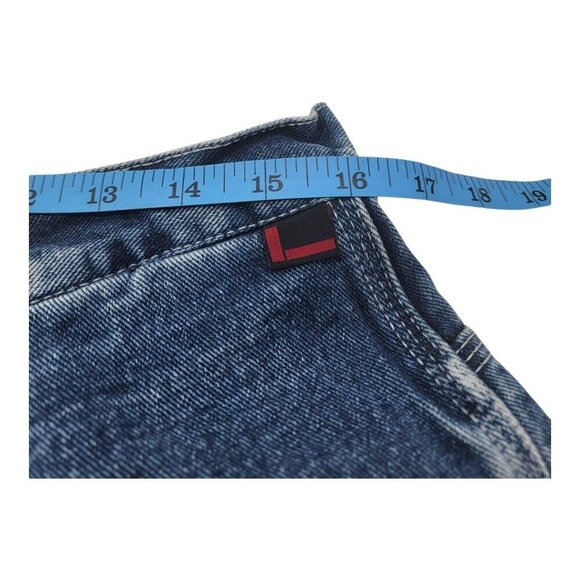 VTG FUBU JEANS Men 34x34 2000s Y2K Carpenter Baggy Logo Hip Hop Heavy Distressed - Picture 7 of 10